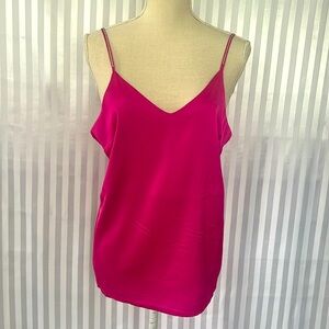 Nikole Miller satin top/cami with adjustable spaghetti straps size M